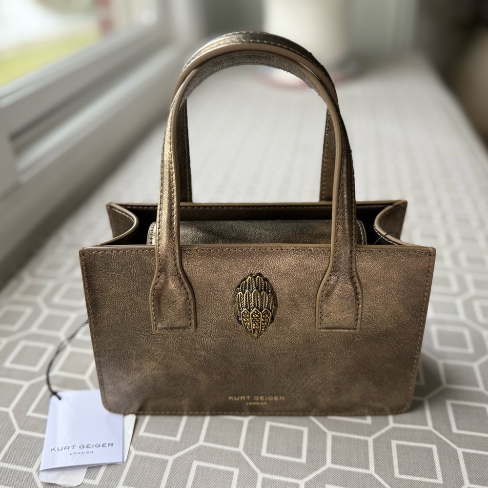 Kurt Geiger Metallic Satchel